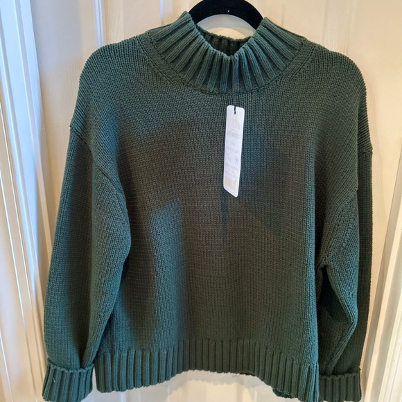 Cabi Duo Pullover Green Women's Sweater - Picture 4 of 7